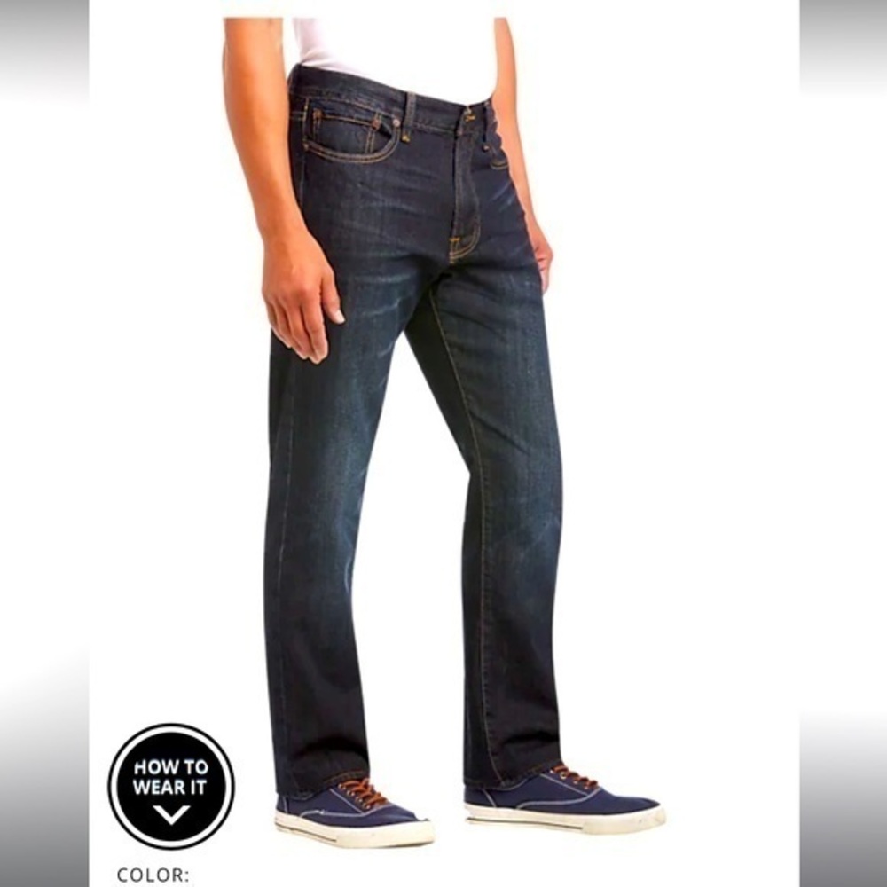 Lucky Brand Dark Wash Athletic Slim Fit Jeans